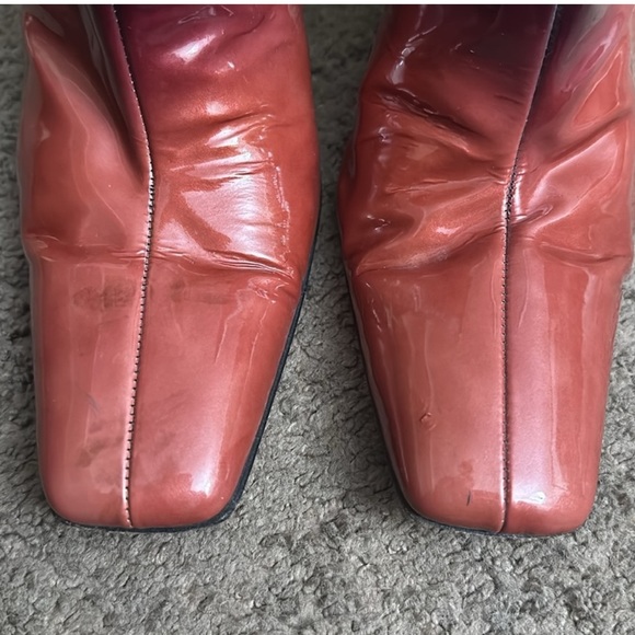 PRADA Vernice Sfumata Patent Leather Boots - Picture 2 of 6